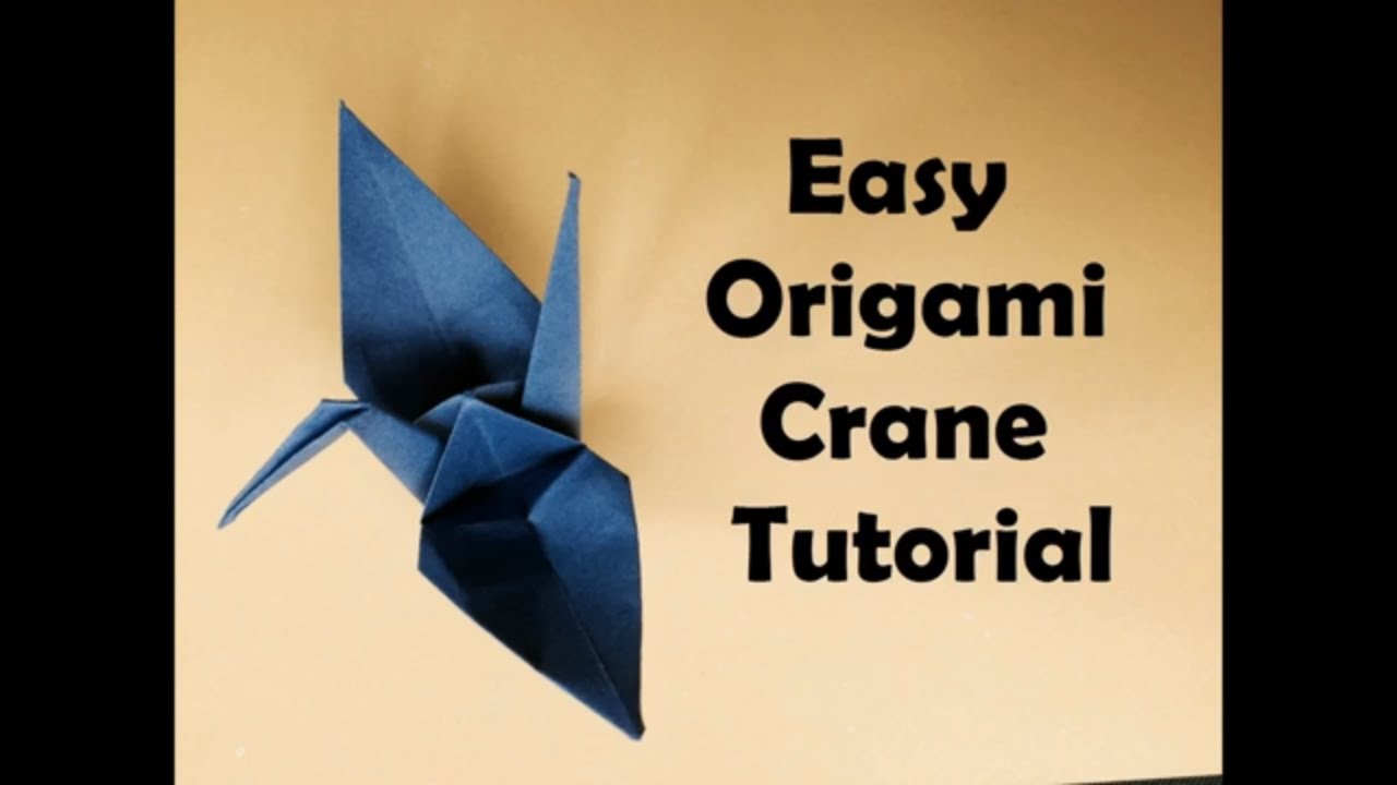 Making a Paper Crane Easy Tutorial